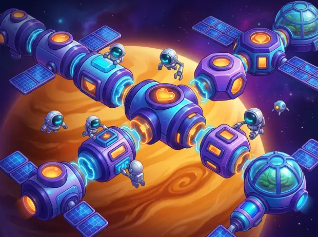 Key art for Cosmo Merge