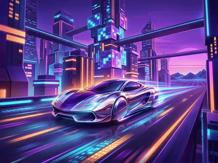 Key art for Neon Drift